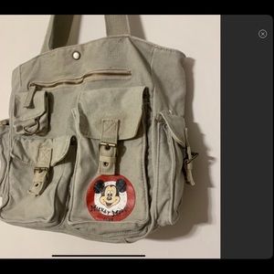 Vintage NEW Mickey Mouse Club Canvas Bag